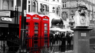 London telephone box