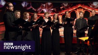 BBC Singers and Sofi Jeannin perform Bach’s St John Passion - BBC Newsnight 2017