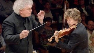 Brahms: Violin Concerto / Tetzlaff · Rattle · Berliner Philharmoniker Thumbnail