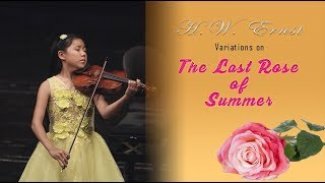 Leia Zhu - H.W. Ernst Variations on "The Last Rose of Summer" Thumbnail