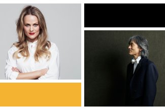 Mari Eriksmoen and Kent Nagano banner