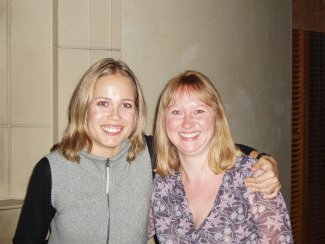 Jane Brown and Leila Josefowicz