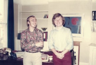 Terry Harrison and Jasper Parrott in 1973