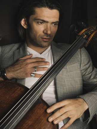 Gautier Capucon with his cello