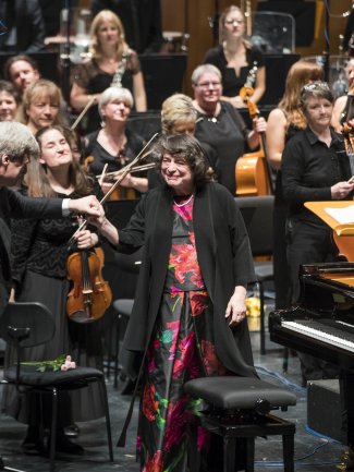 Kulturvereinigung_Dirigent_ThomasDausgaard__Pianistin_ElisabethLeonskaja_22.5.2019-1_c_SKV_Neumayr_Leo