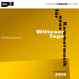 Wittener Tage Widmann Album Cover
