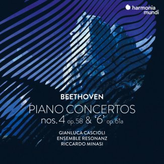 Beethoven Piano Concerto Riccardo Minasi Album Cover